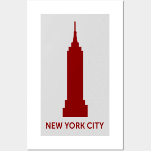 New York City Empire State Bulding Posters and Art